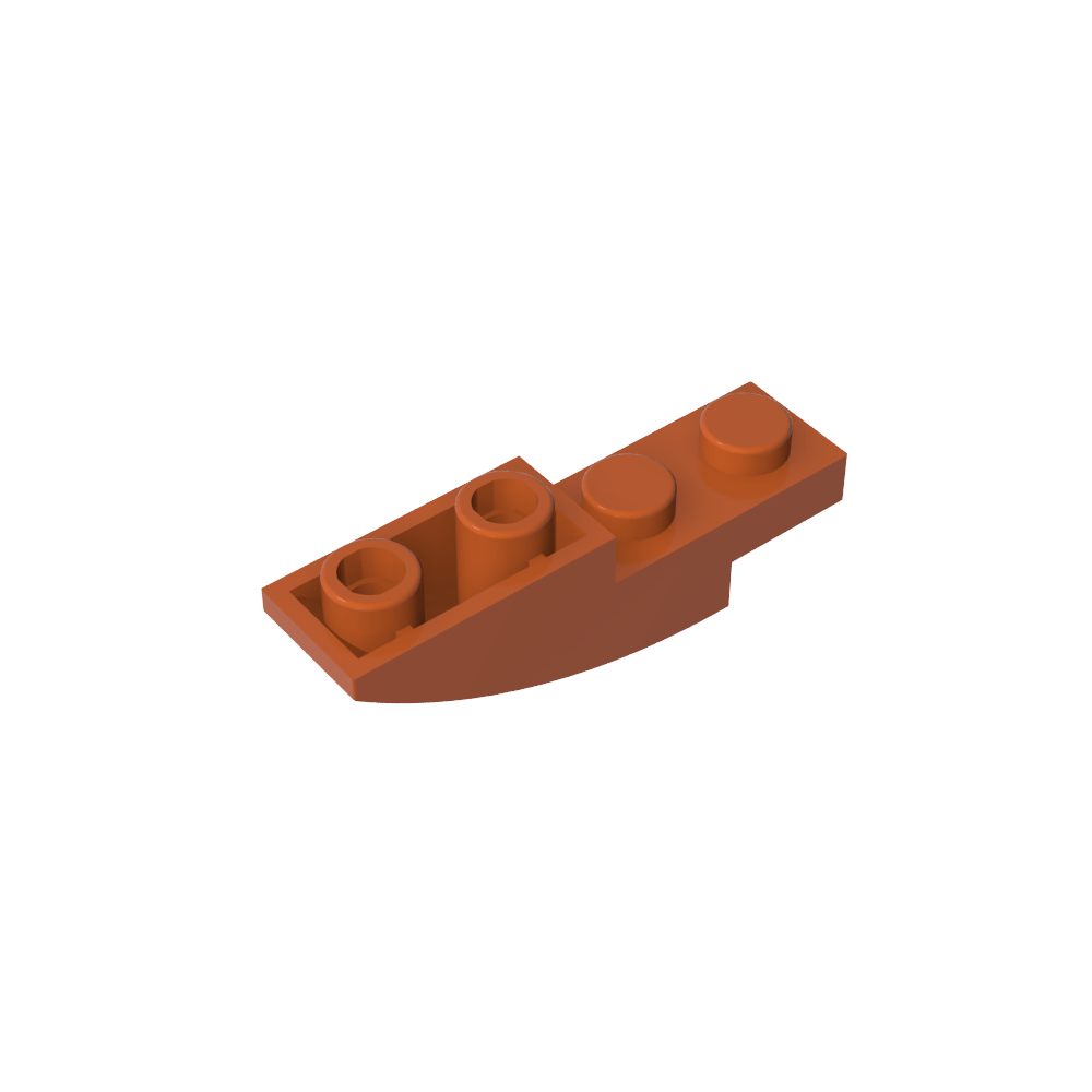 Schrägstein gebogen 4 x 1 invertiert - MyGobricks
