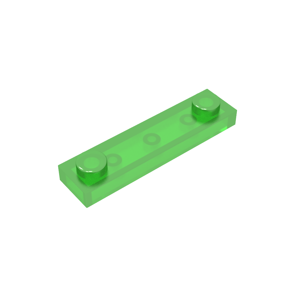 Platte Spezial 1 x 4 mit 2 Noppen-MyGobricks