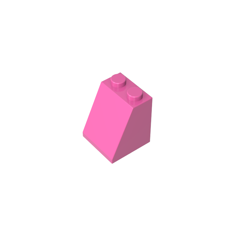 2x2x2 65° geneigte Ziegelsteine