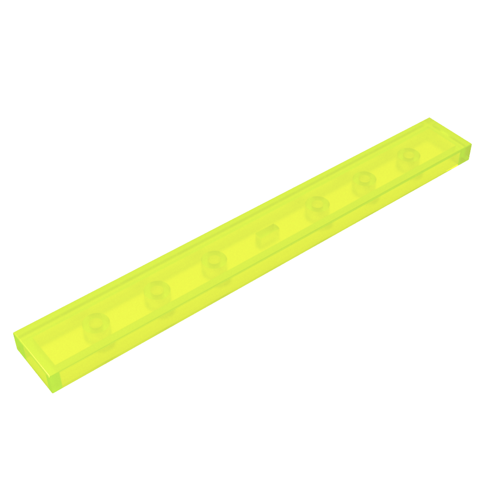 Fliese 1 x 8 mit Nut