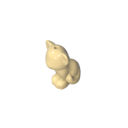 Tier, Katze, Sitzend [Plain]