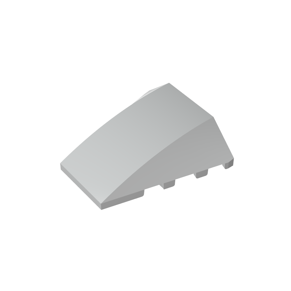 Keil gebogen 4 x 4 ohne obere Noppen - MyGobricks