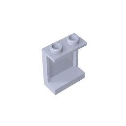 Platte 1 x 2 x 2 [Seitenstützen / Hohlbolzen]