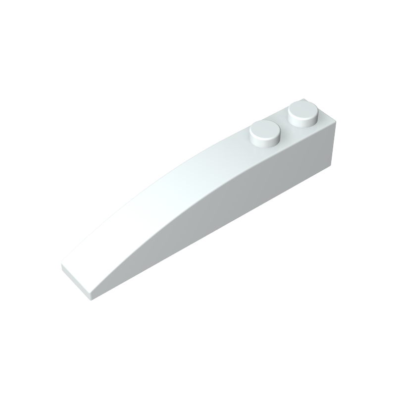 1x6 gebogene Hangfliese
