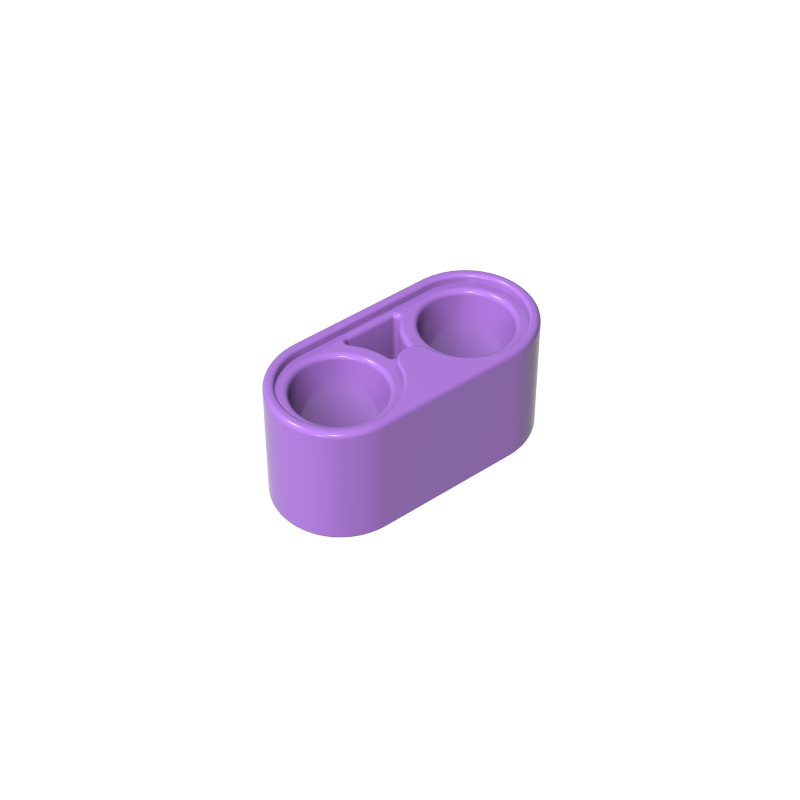 1x2 perforierter Arm (dick)