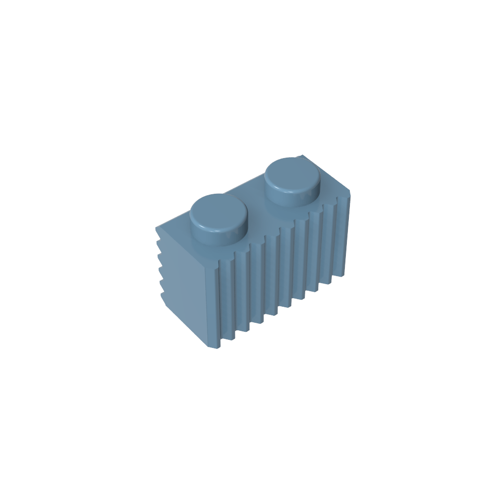 Stein Spezial 1 x 2 mit Grill - MyGobricks