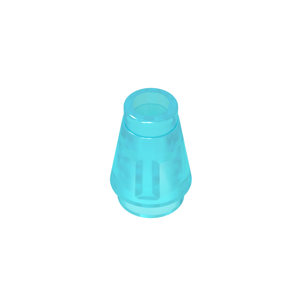 Kegel 1 x 1 [Keine obere Nut]