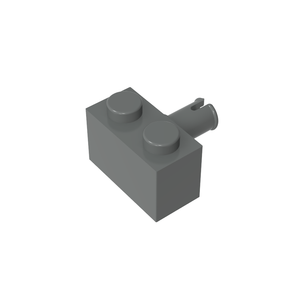 Stein Spezial 1 x 2 mit Pin-MyGobricks