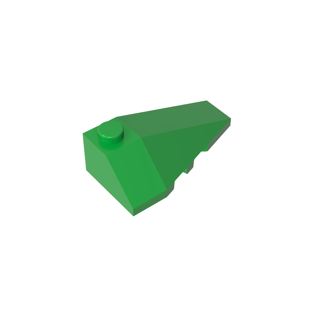 Keil schräg 4 x 2 dreifach rechts-MyGobricks