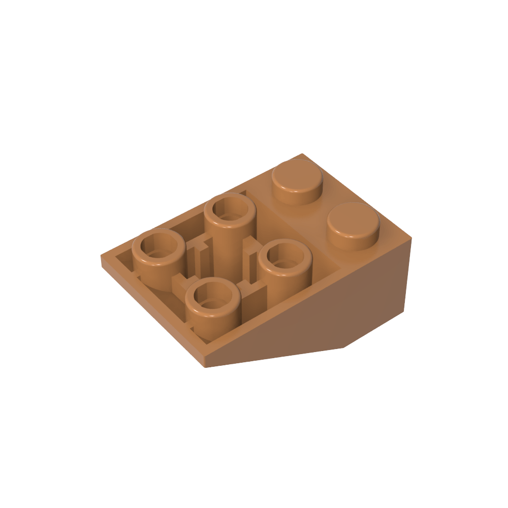 Schräge umgekehrte 33° 3 x 2 [Keine Verbindungen zwischen Noppen]-MyGobricks