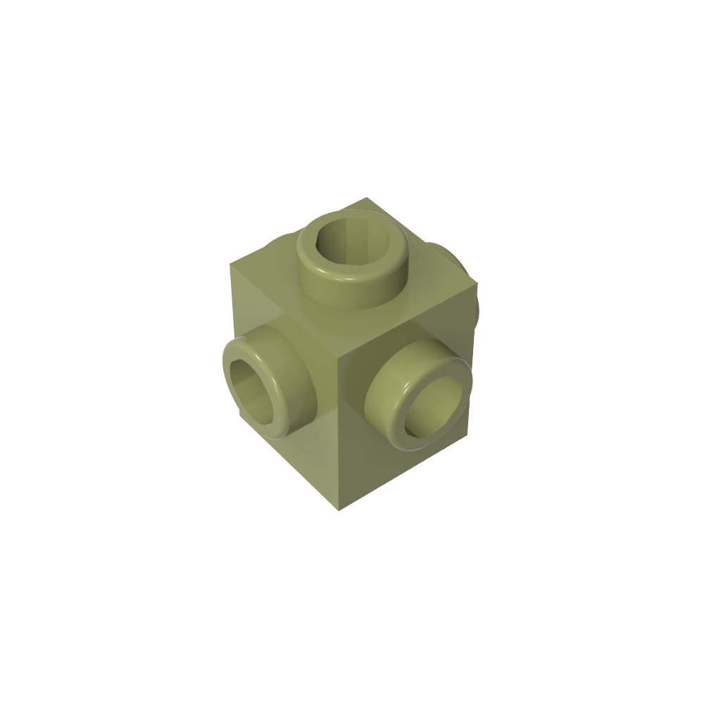 Spezialstein 1 x 1 Noppen auf 4 Seiten - MyGobricks