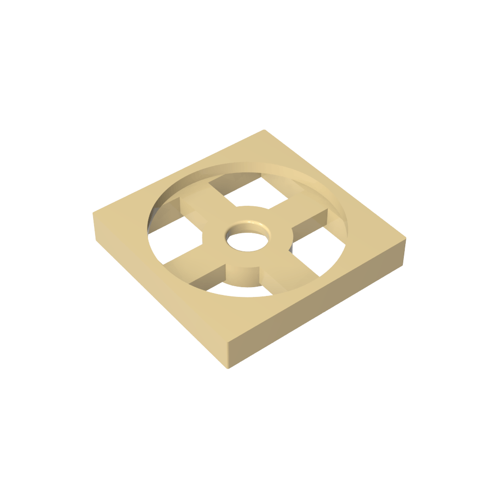 Drehteller 2 x 2 Platte, Sockel-MyGobricks