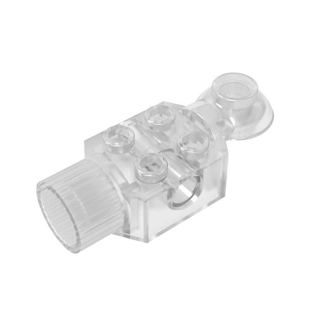 Technic Stein Spezial 2 x 2 mit Stiftloch, Drehgelenk Kugelhälfte [Horizontal Oben], Drehgelenk Sockel-MyGobricks