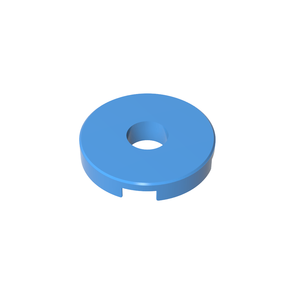 Fliese rund 2 x 2 mit Loch - MyGobricks