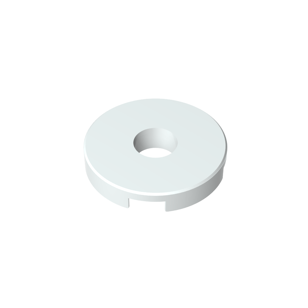 Fliese rund 2 x 2 mit Loch - MyGobricks
