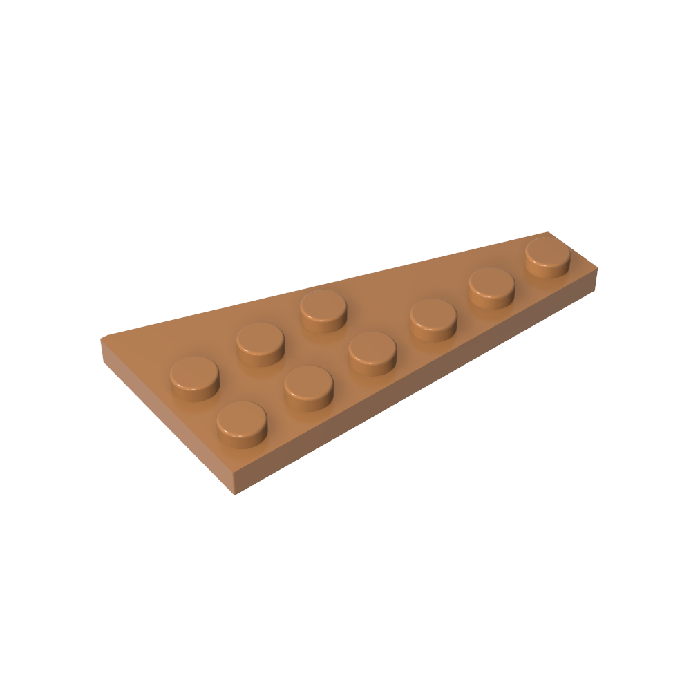 Keilplatte 6 x 3 Links-MyGobricks