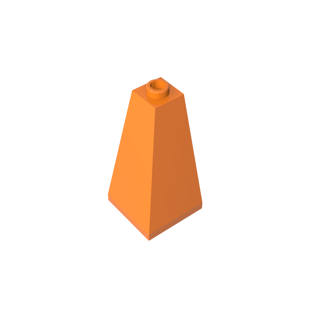 Neigung 75° 2 x 2 x 3 Doppelkonvex-MyGobricks