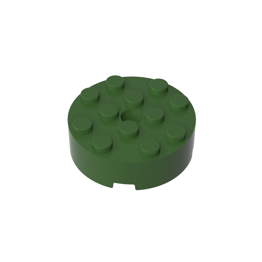 Rundstein 4 x 4 [Mittelloch]-MyGobricks