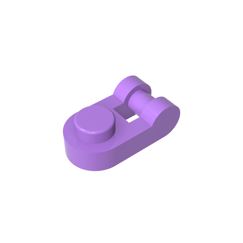 Platte Spezial 1 x 1 abgerundet mit Griff-MyGobricks