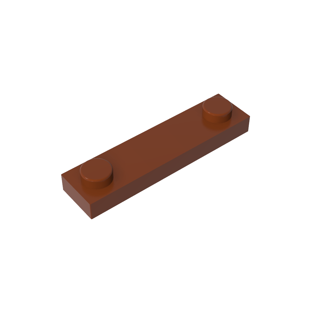 Platte Spezial 1 x 4 mit 2 Noppen-MyGobricks