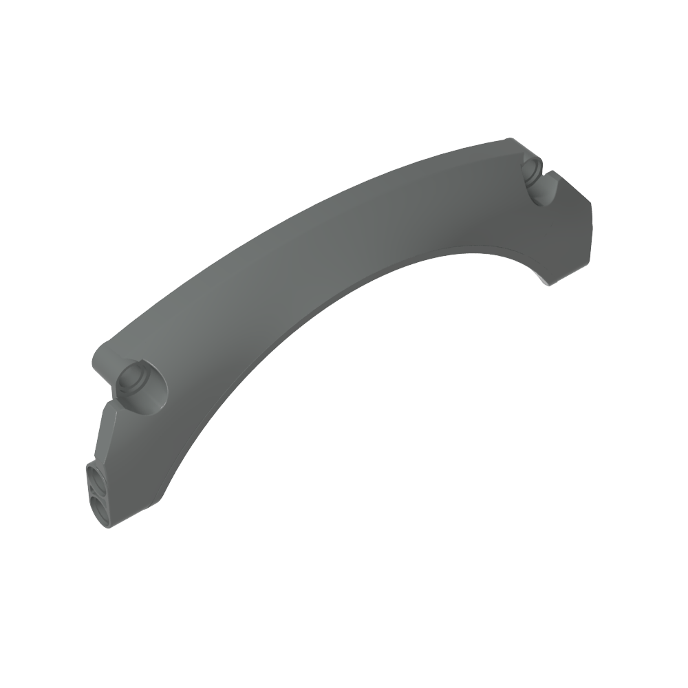 Technic Panel Auto Kotflügel gewölbt 15 x 2 x 5, gewölbte Oberseite - MyGobricks