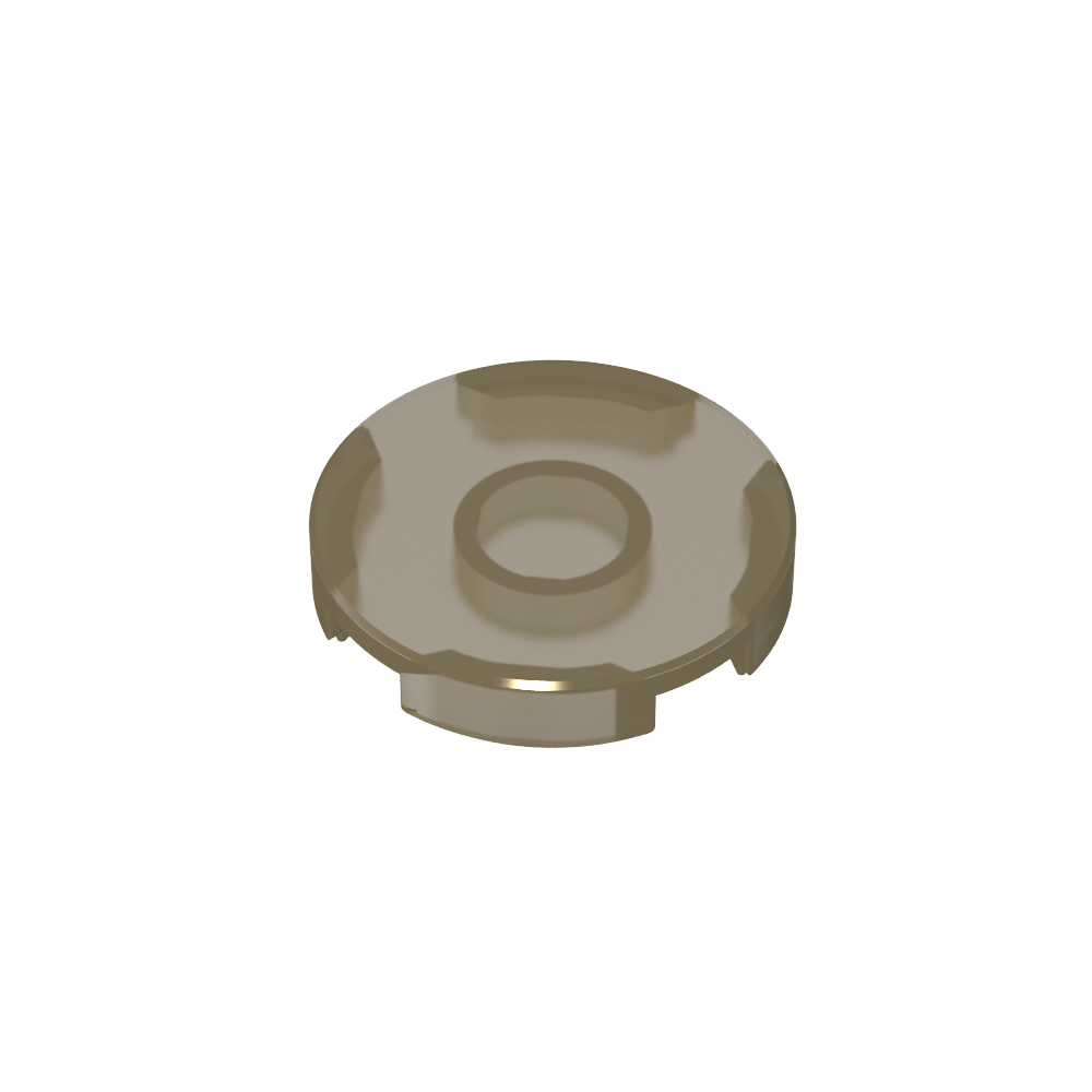 Runde Fliese 2 x 2 mit Bolzenhalter unten - MyGobricks