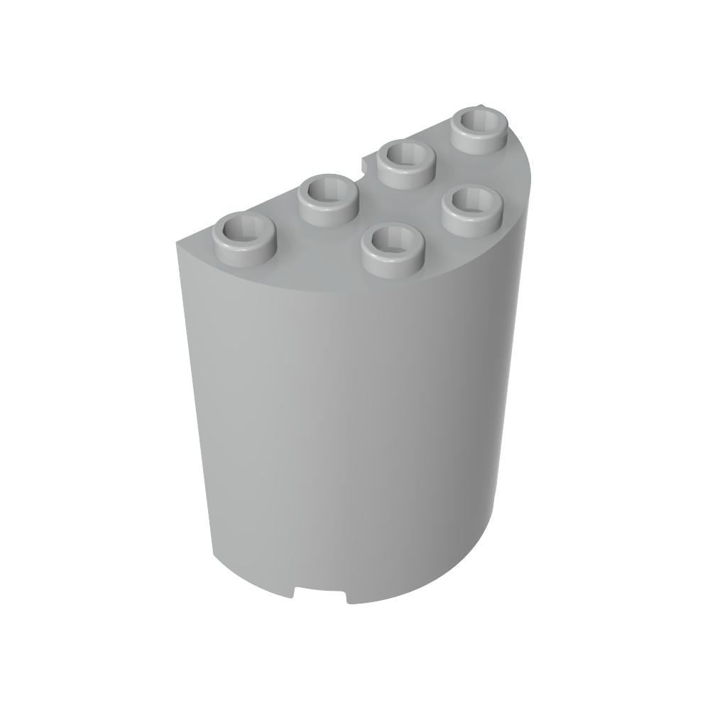 Zylinderhälfte 2 x 4 x 4-MyGobricks