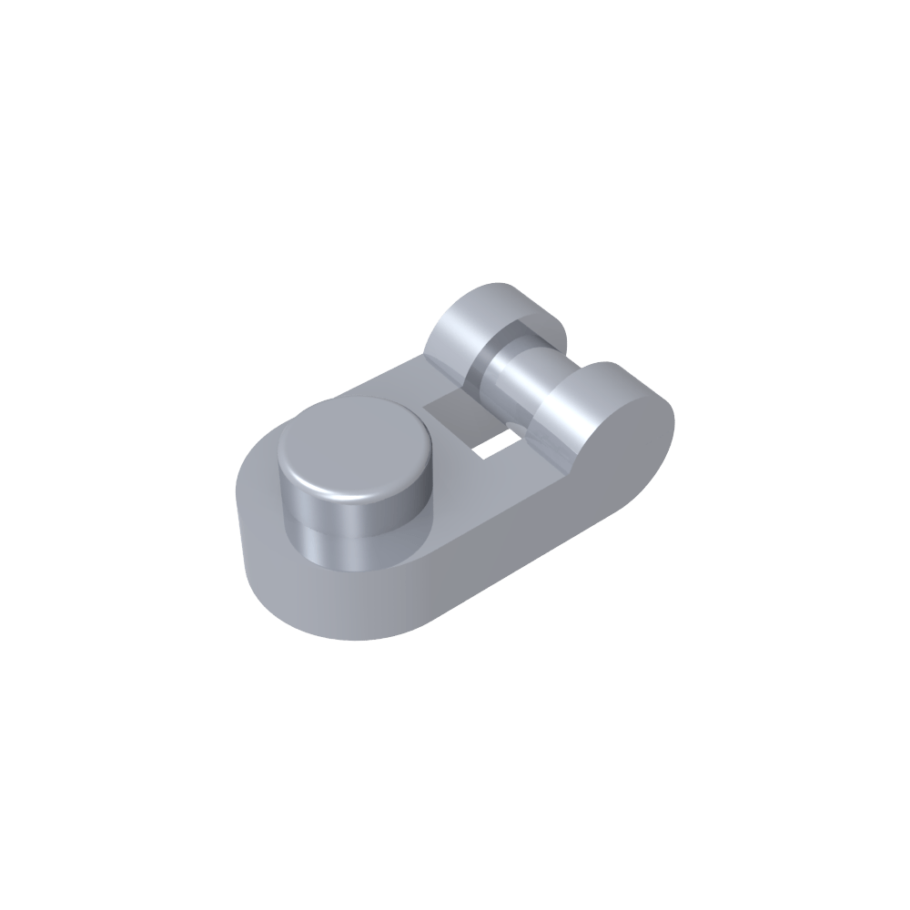 Platte Spezial 1 x 1 abgerundet mit Griff-MyGobricks