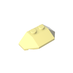 Keil schräg 45° 2 x 4 Dreifach