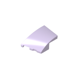 3x2 Keilförmiger gebogener Stein (links)