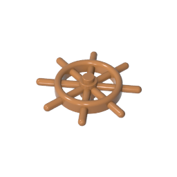 Boots-/Schiffsrad mit Schlitzstift