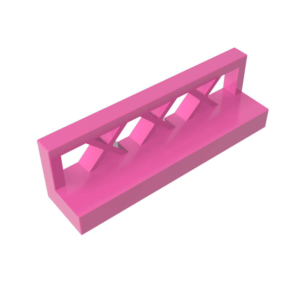 Zaun 1 x 4 x 1-MyGobricks