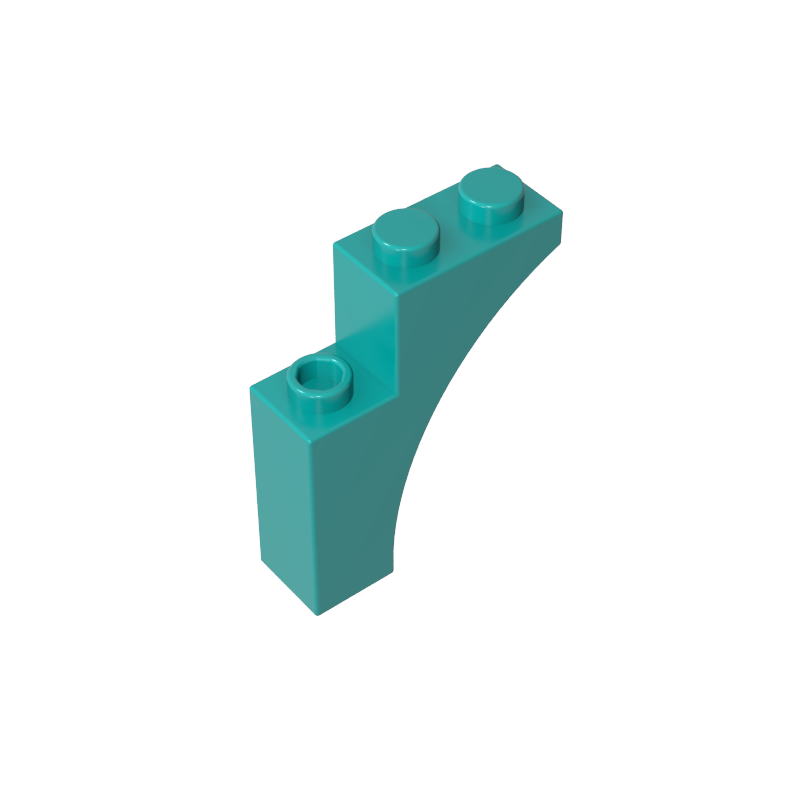 1x3x3 gebogener Ziegelstein