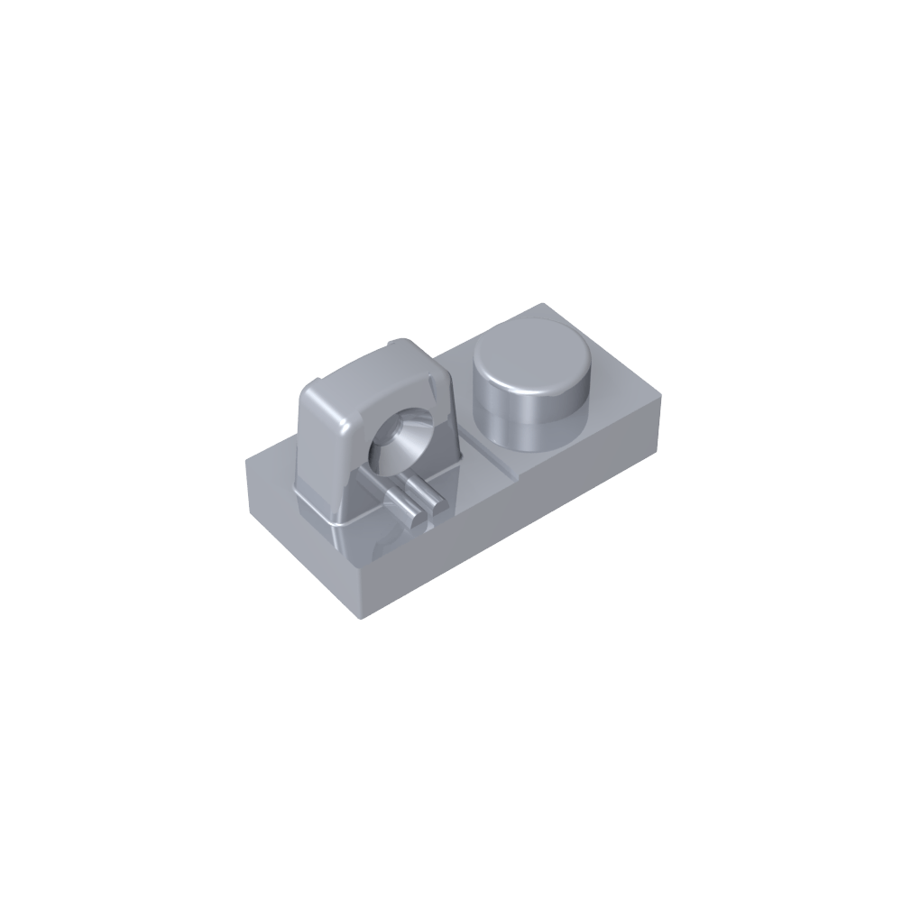 Scharnierplatte 1 x 2 Verriegelung mit 1 Finger oben-MyGobricks