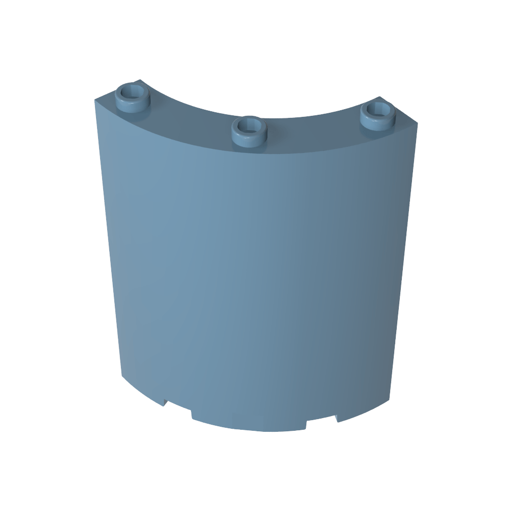 Panel 4 x 4 x 6 Viertelzylinder-MyGobricks