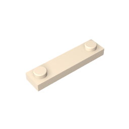 Platte Spezial 1 x 4 mit 2 Noppen-MyGobricks