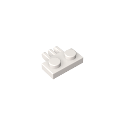 Scharnierplatte 1 x 2 mit 3 Fingern an der Seite
