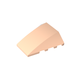 Keil gebogen 4 x 4 ohne obere Noppen - MyGobricks