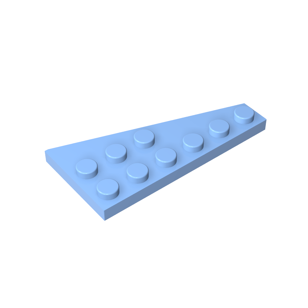 Keilplatte 6 x 3 Links-MyGobricks