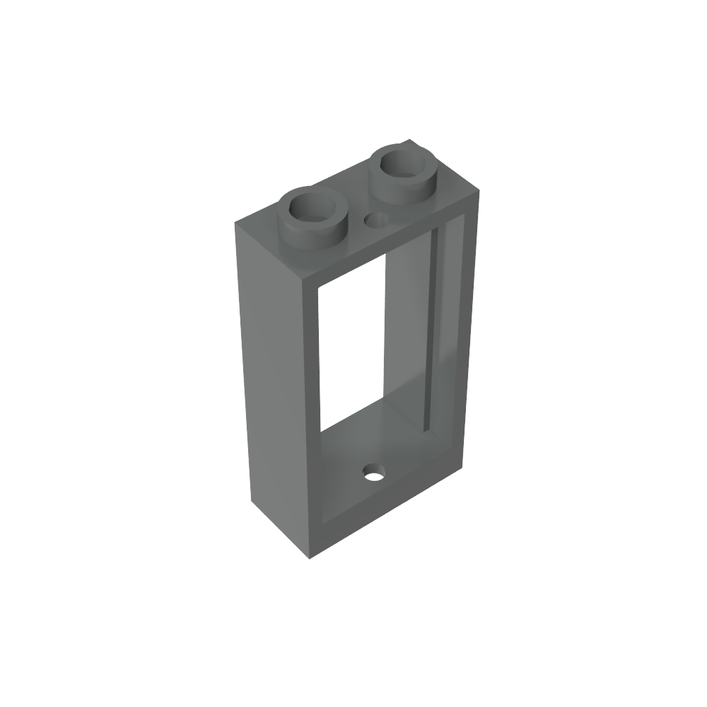 Fenster 1 x 2 x 3 Flache Vorderseite-MyGobricks