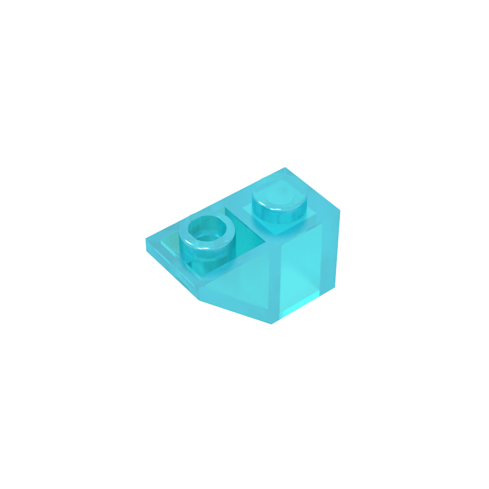 Schräge umgekehrt 45° 2 x 1-MyGobricks