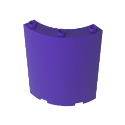 Panel 4 x 4 x 6 Viertelzylinder-MyGobricks