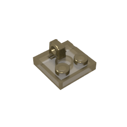 Scharnierplatte 2 x 2 Verriegelung mit 1 Finger oben