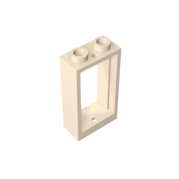 Fenster 1 x 2 x 3 Flache Vorderseite-MyGobricks