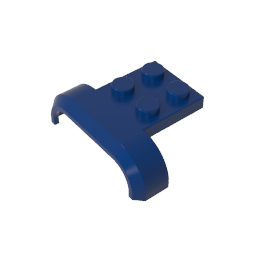 Radlauf, Kotflügel 3 x 4 mit 2 x 2 Platte