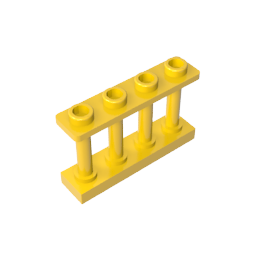 Zaunspindel 1 x 4 x 2 [4 obere Bolzen]