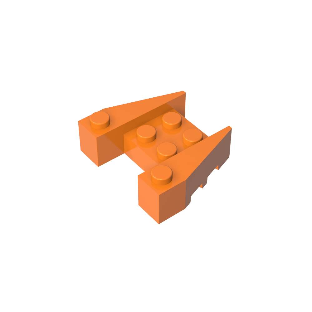 Keil 3 x 4 [Stud Kerben]-MyGobricks