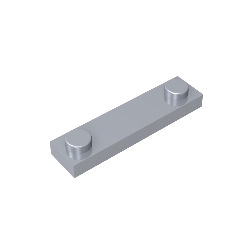 Platte Spezial 1 x 4 mit 2 Noppen-MyGobricks