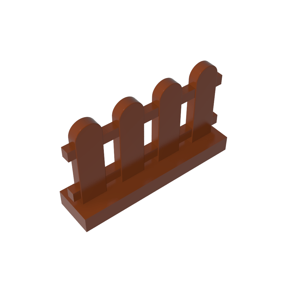 Lattenzaun 1 x 4 x 2-MyGobricks