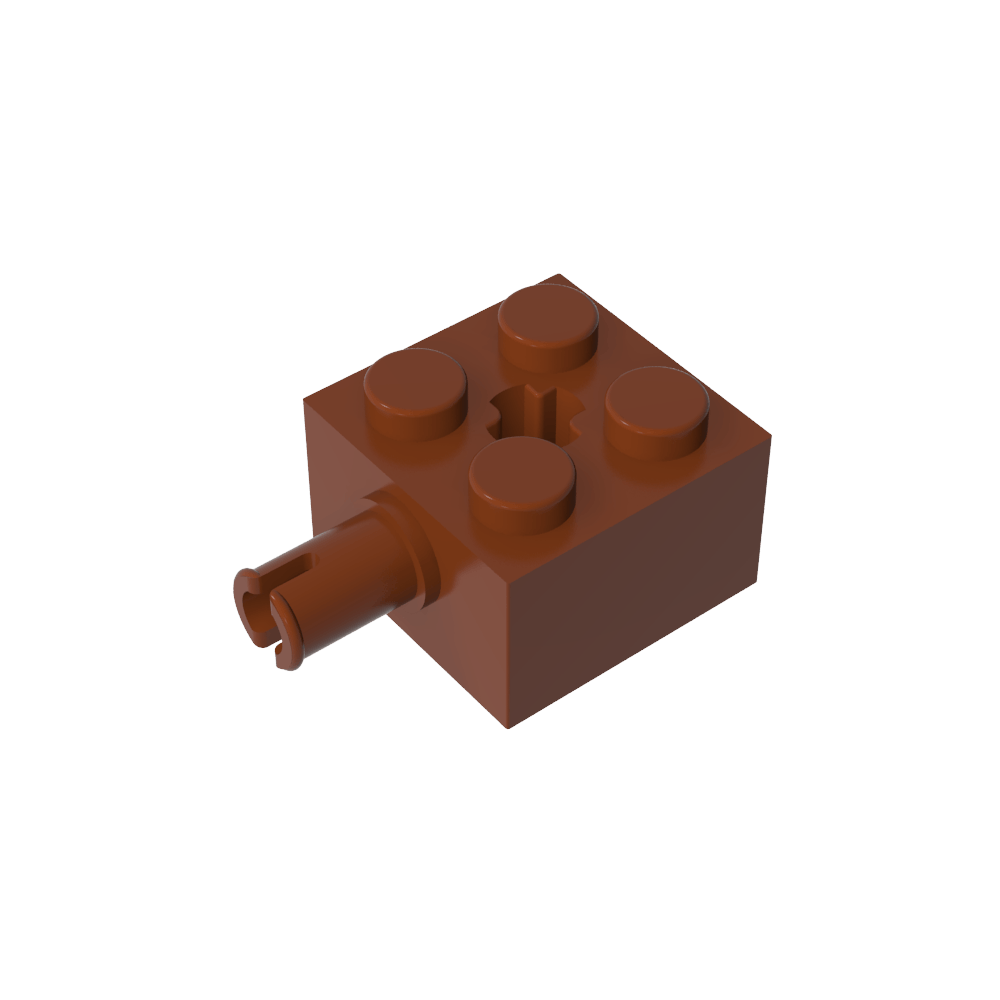 Stein Spezial 2 x 2 mit Stift und Achsloch - MyGobricks